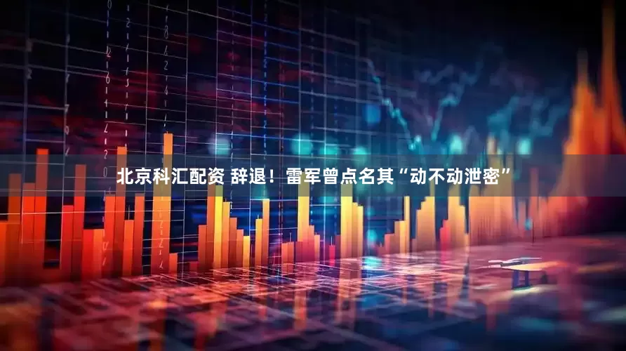 北京科汇配资 辞退！雷军曾点名其“动不动泄密”